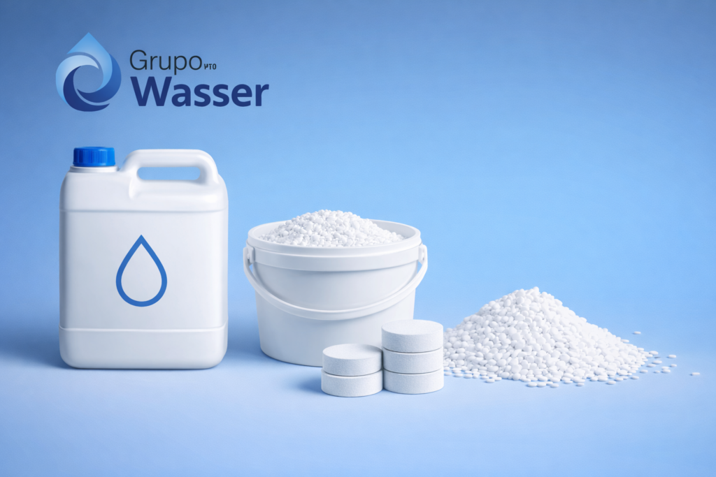 Cloro polvo, tableta y grano para desinfección de piscinas